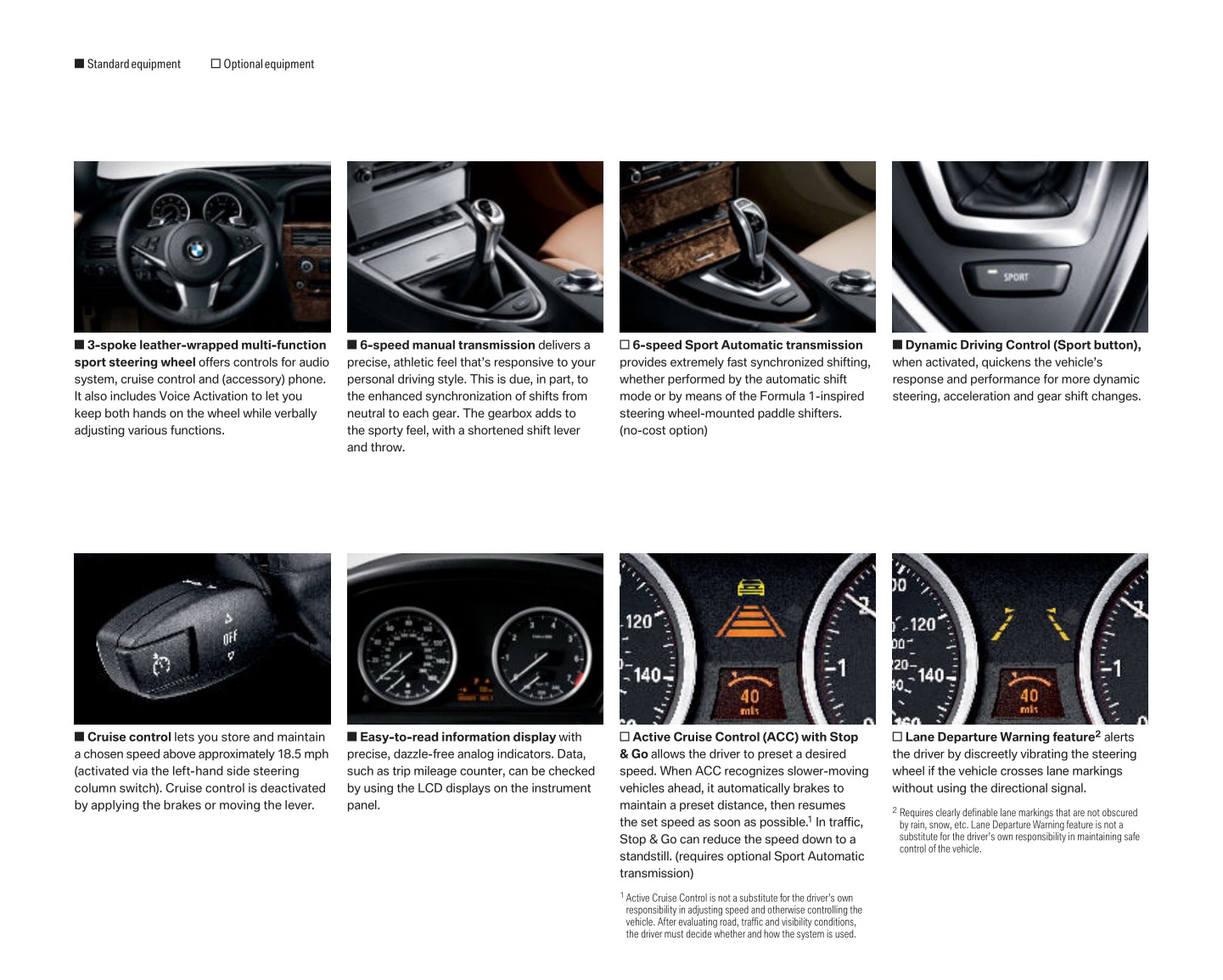 2008 BMW 6-Series Brochure Page 6